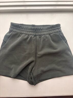 lululemon athletica Olive Green Drawstring Athletic Shorts
